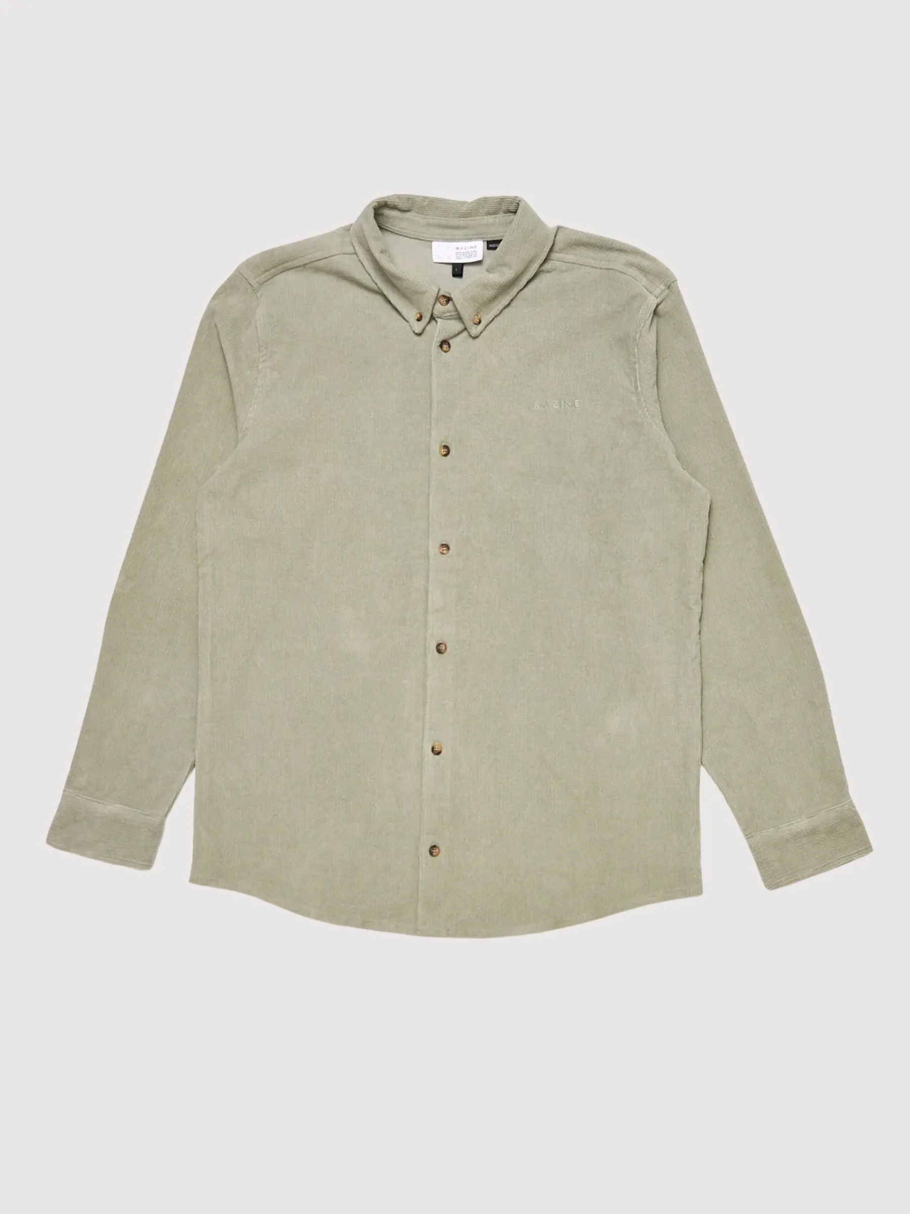 Corduroy Shirt Organic Cotton Seagrass