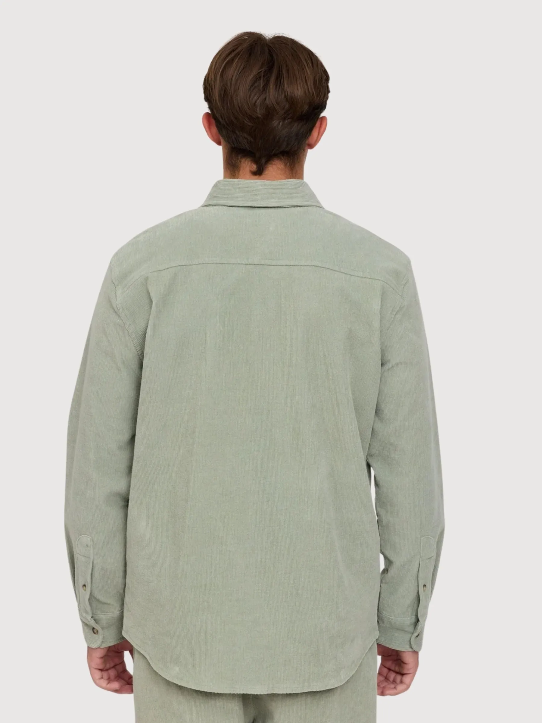 Corduroy Shirt Organic Cotton Seagrass