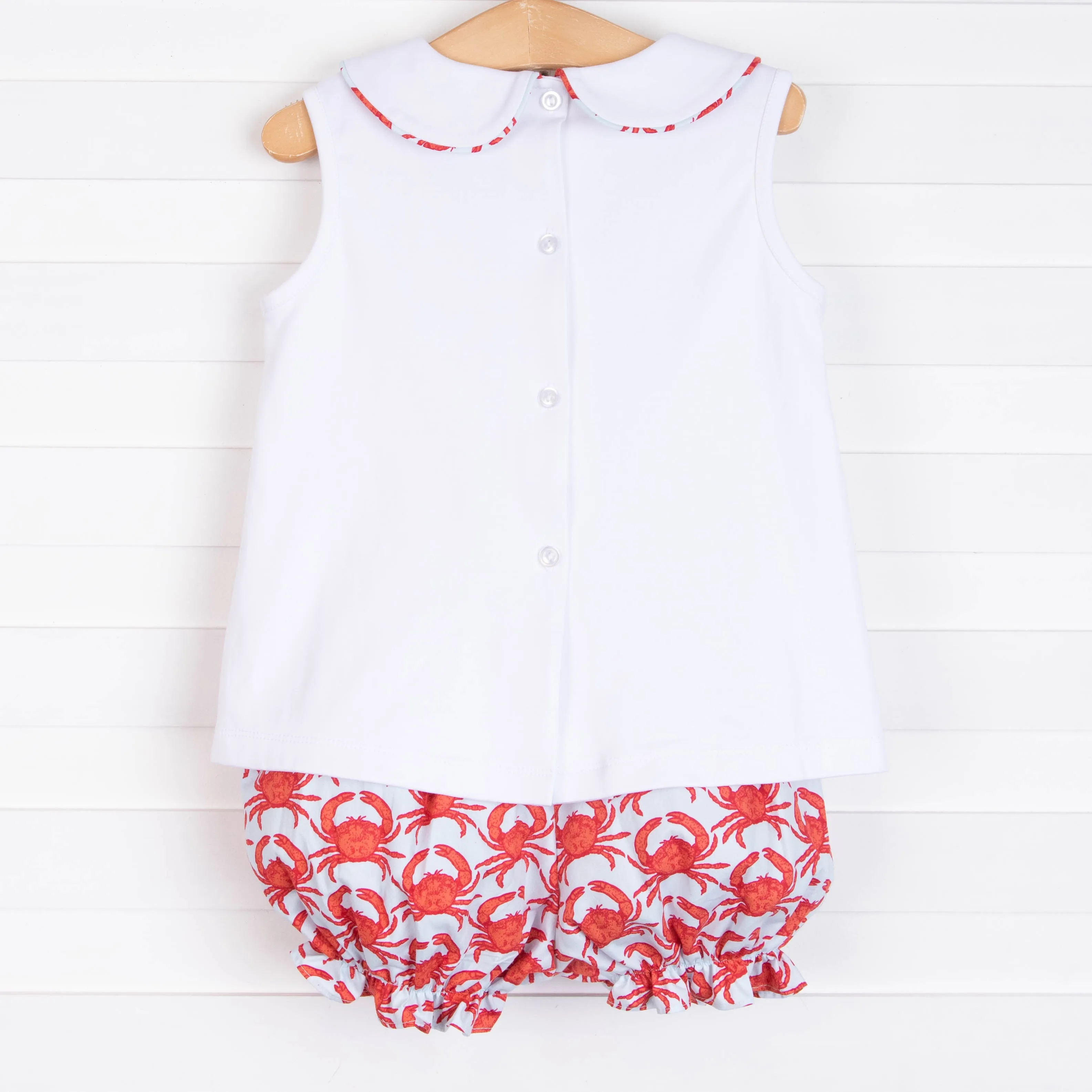 Crabby Cutie Bloomer Set, Red