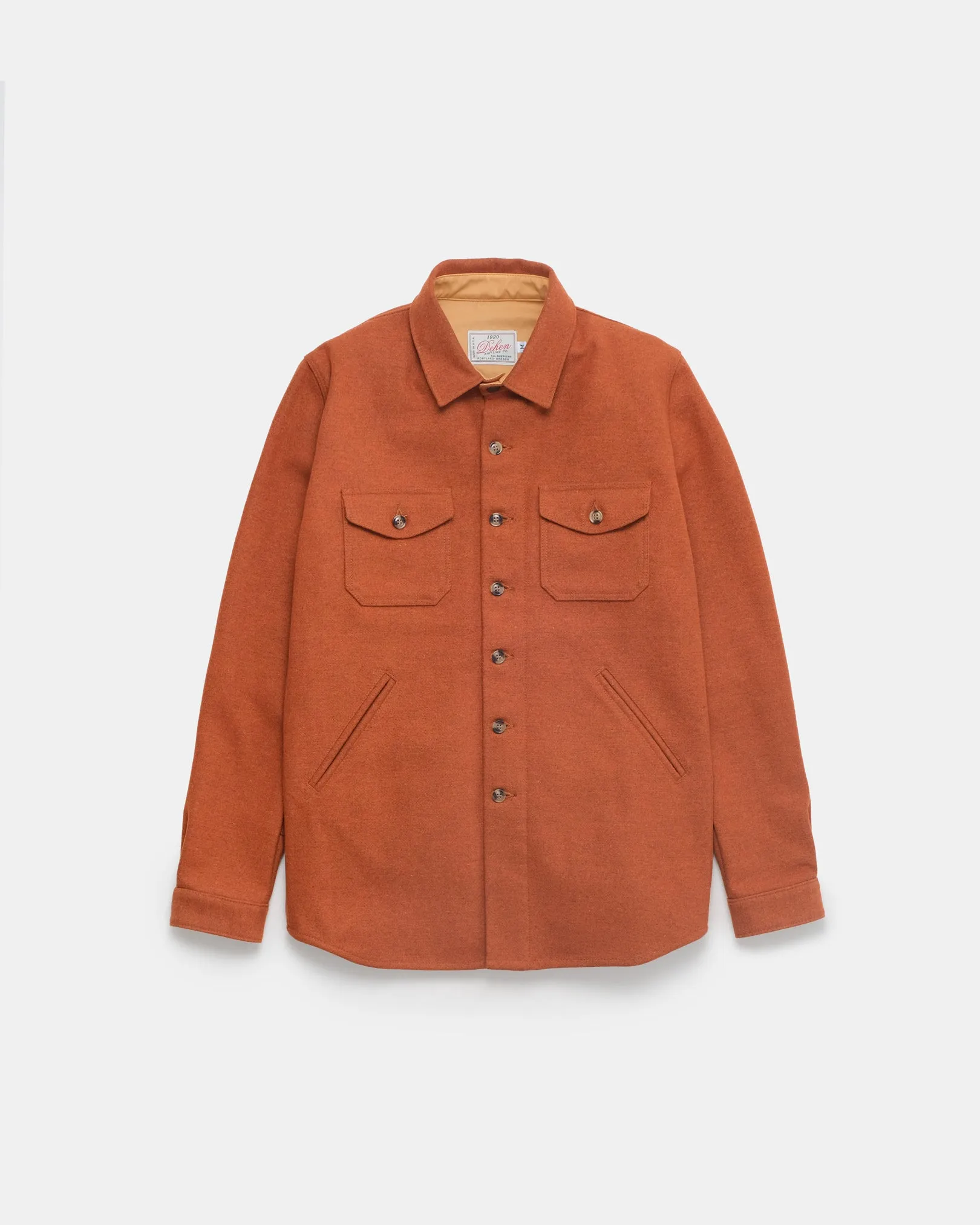 Crissman Overshirt - Burnt Orange