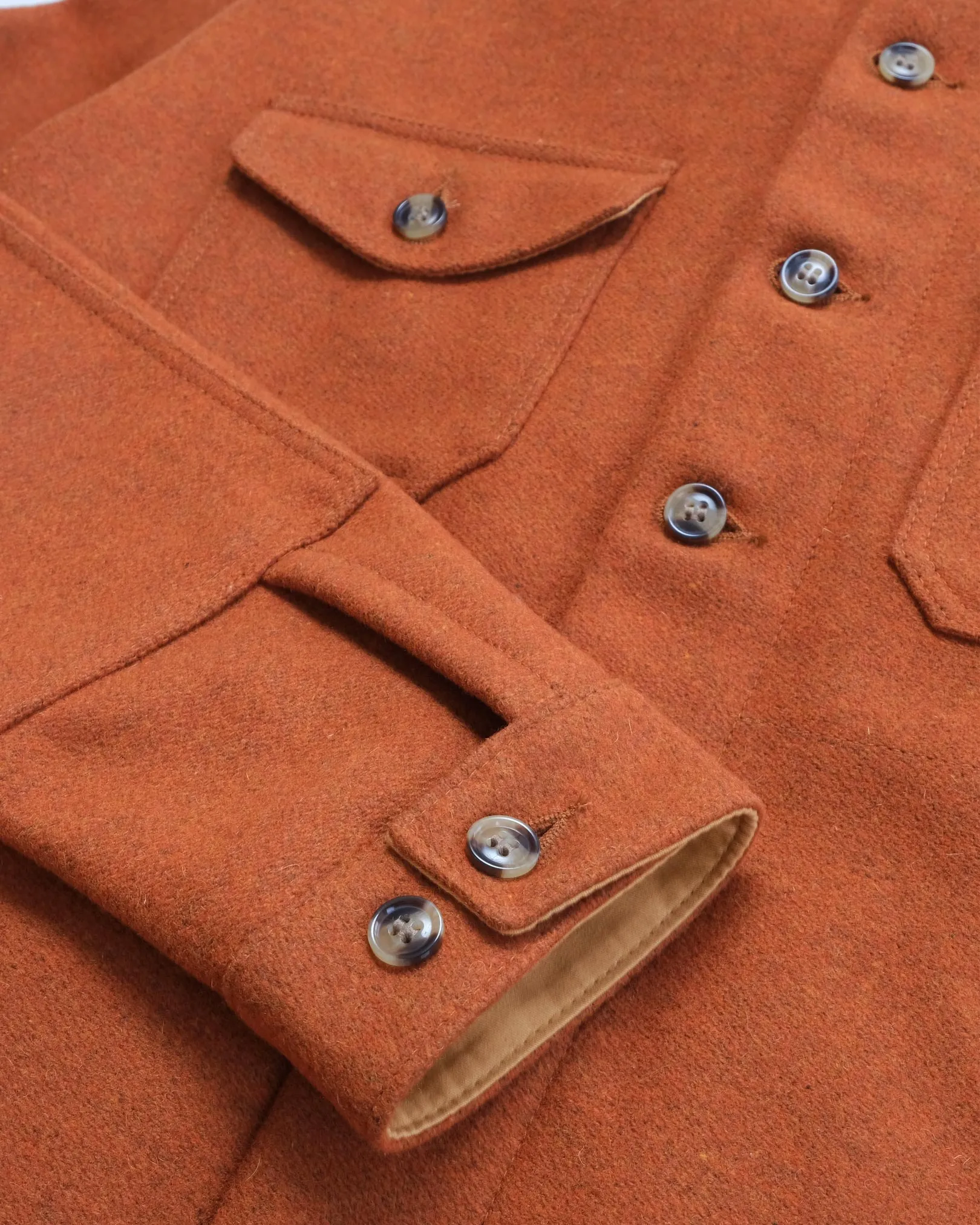Crissman Overshirt - Burnt Orange