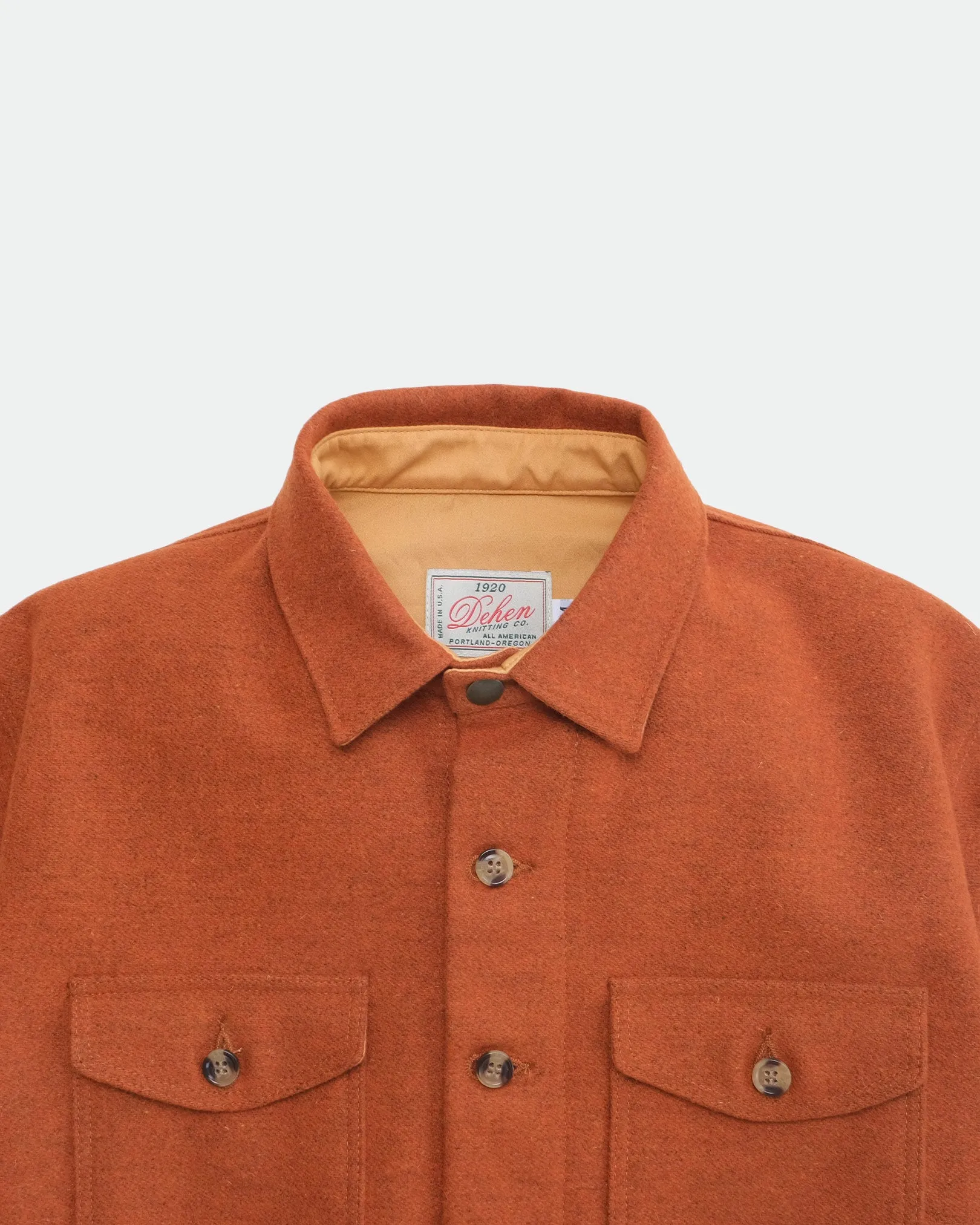 Crissman Overshirt - Burnt Orange
