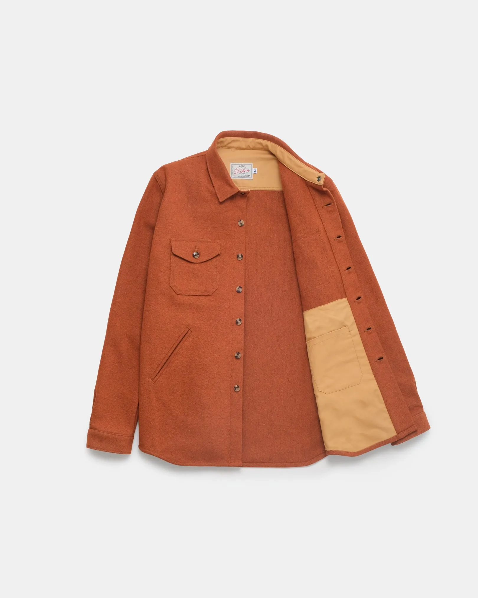 Crissman Overshirt - Burnt Orange