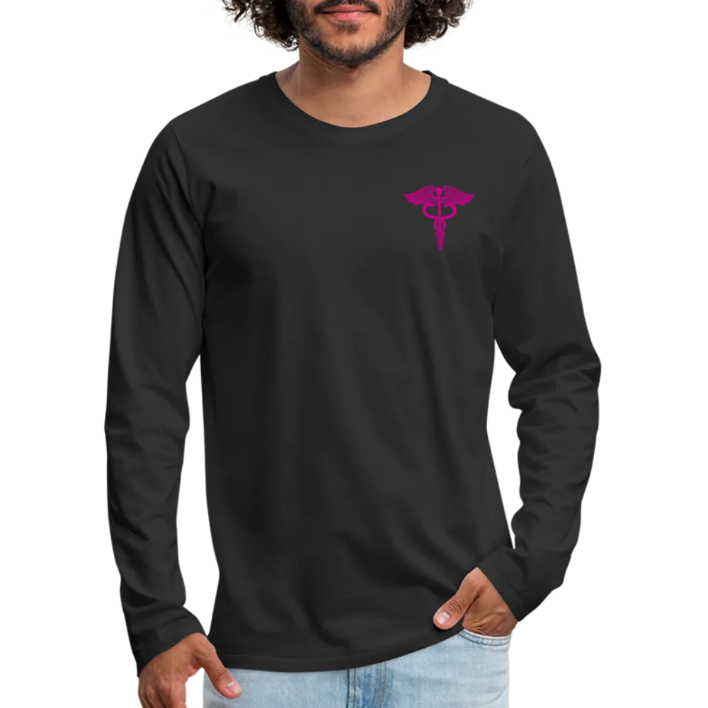 Critical Nurse Flag Men's Premium Long Sleeve T-Shirt (CK1837)