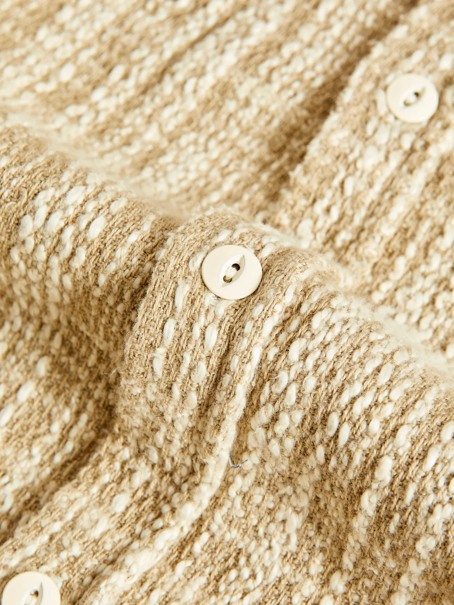 Crosscut Flannel in Alabaster Jacquard