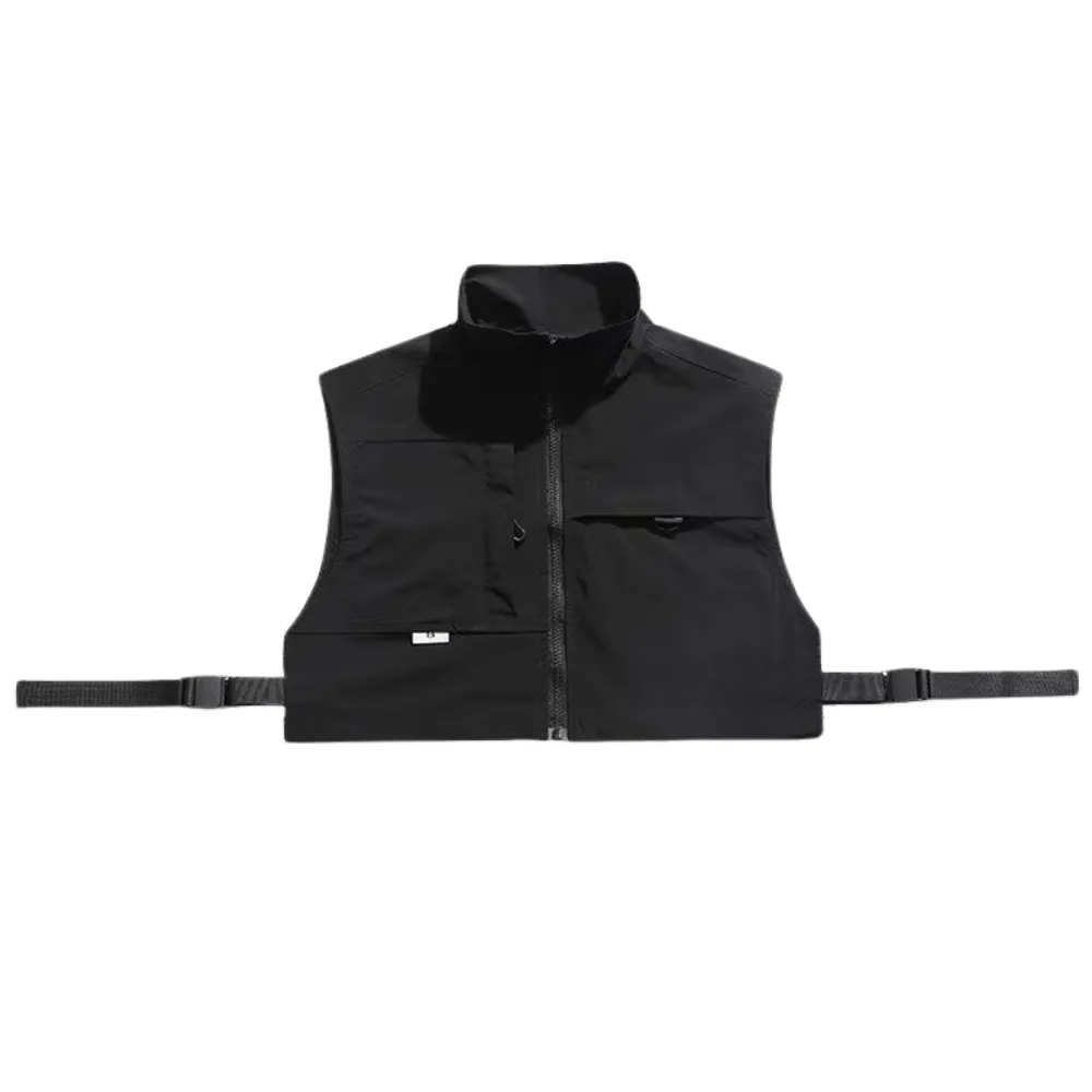 Daily Shorts Stand Collar Vest
