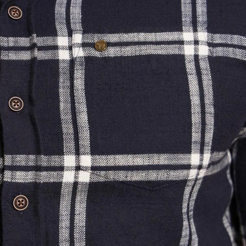 Dargle Flannel Sf Shirt - Midnight