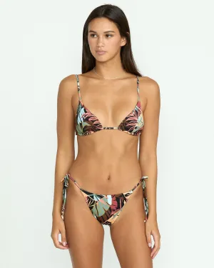 Day And Night Tropic Triangle Bikini Top - MULTI