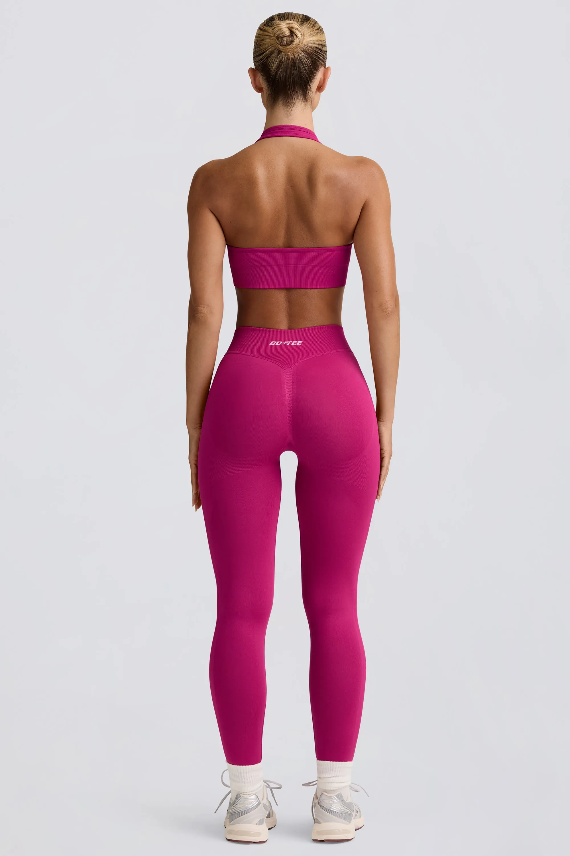 Define Luxe High-Waist Leggings in Berry