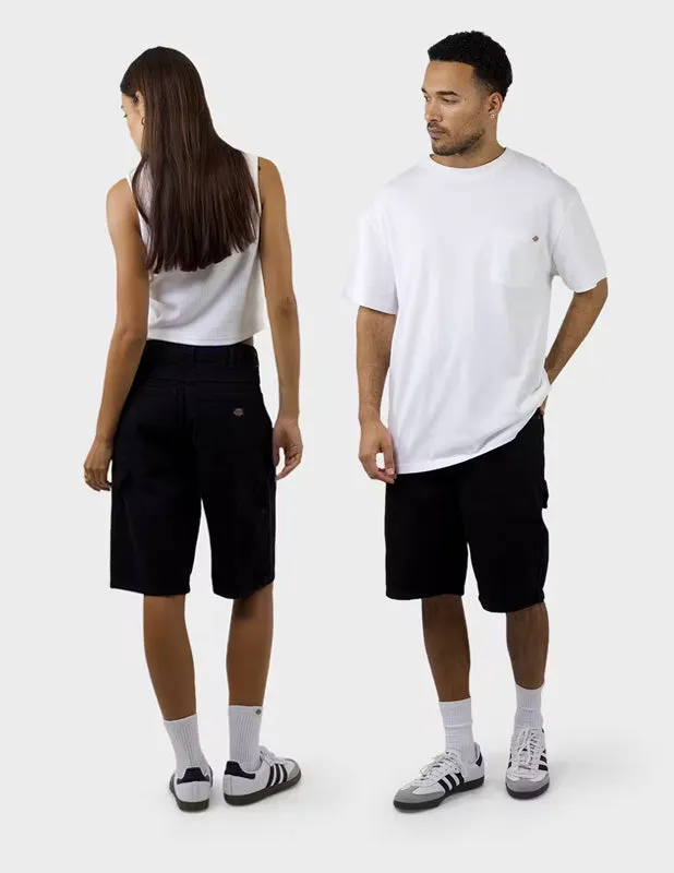 DICKIES - SDX200 11'' Relaxed Fit Denim Carpenter Short - Rinsed Black