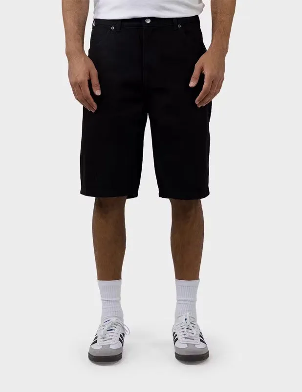 DICKIES - SDX200 11'' Relaxed Fit Denim Carpenter Short - Rinsed Black