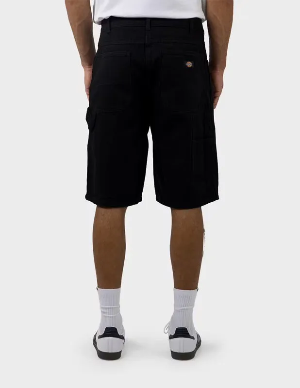 DICKIES - SDX200 11'' Relaxed Fit Denim Carpenter Short - Rinsed Black