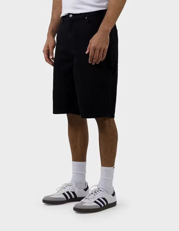 DICKIES - SDX200 11'' Relaxed Fit Denim Carpenter Short - Rinsed Black