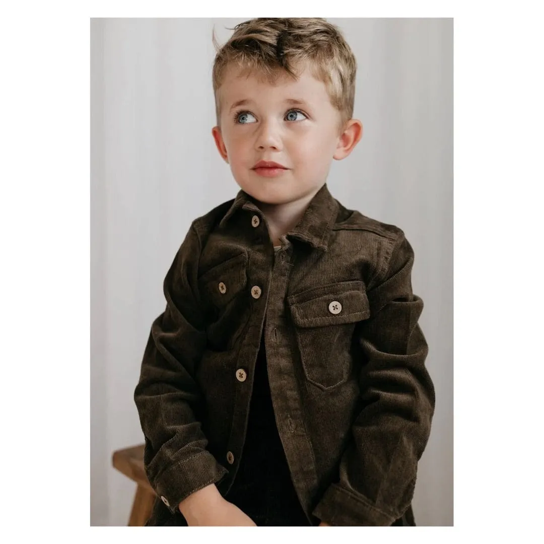 Dylan Cord Shirt - Bear