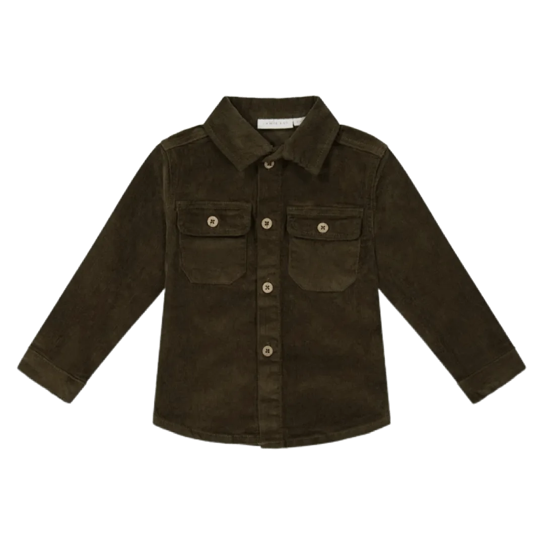Dylan Cord Shirt - Bear