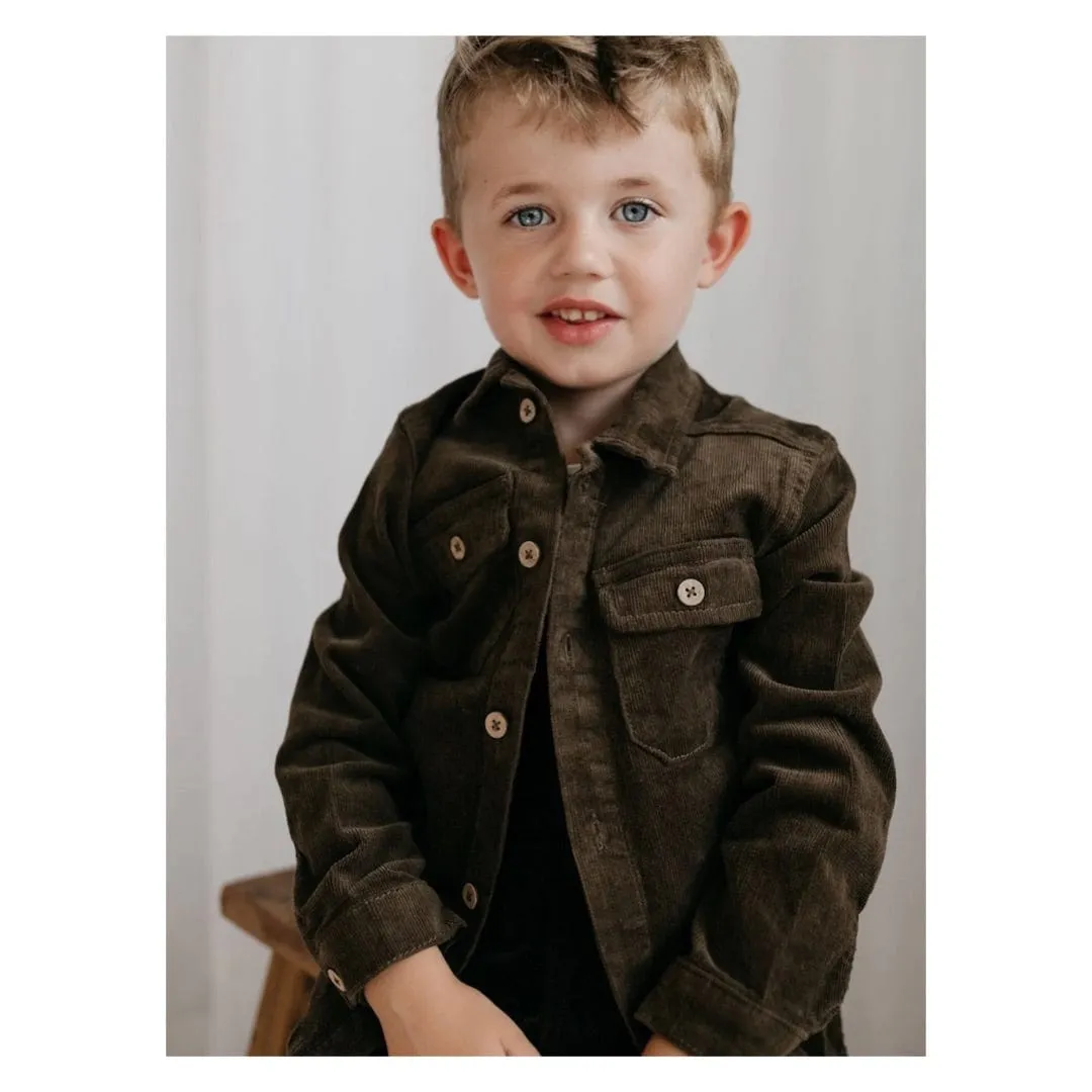 Dylan Cord Shirt - Bear