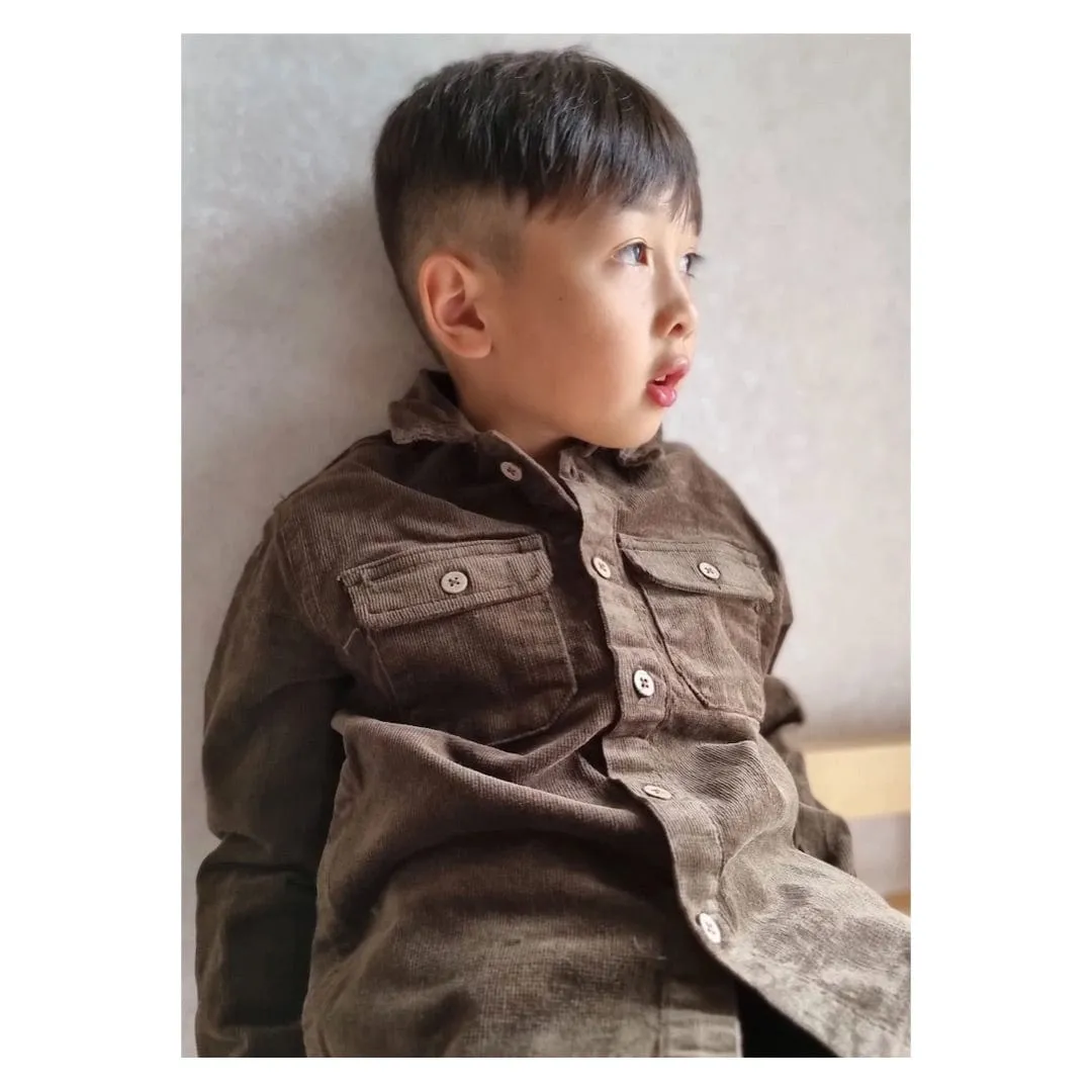 Dylan Cord Shirt - Bear
