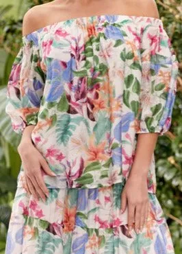 Elliot Floral Off Shoulder Top