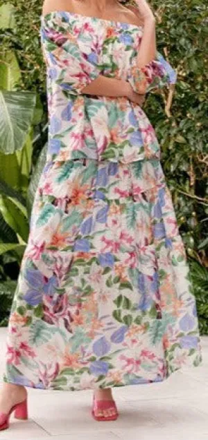 Elliot Floral Off Shoulder Top