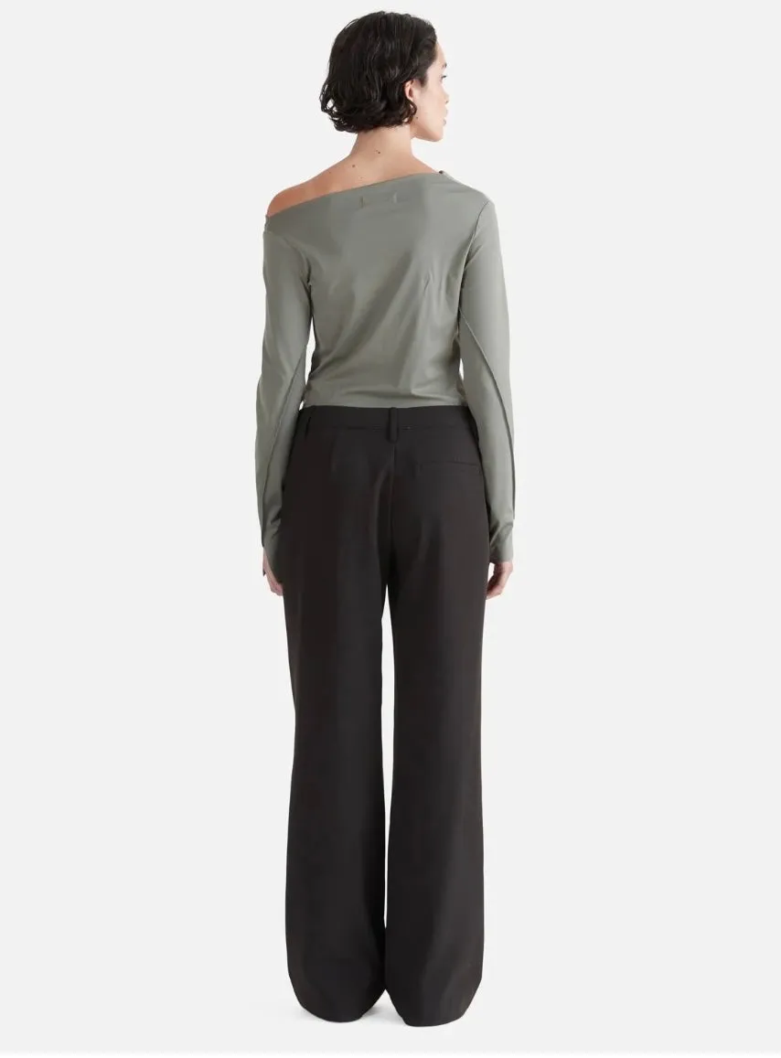 ENA Pelly II OFF THE SHOULDER Top - olive