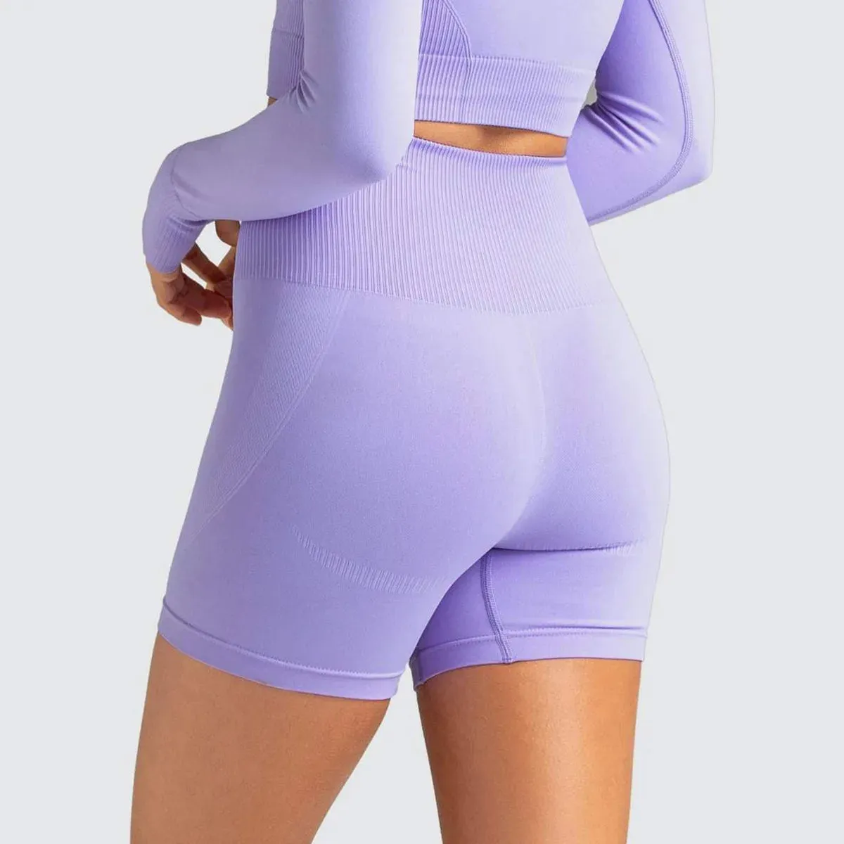 Energy Seamless Yoga Shorts for Women - High Waist Fitness Gym Shorts