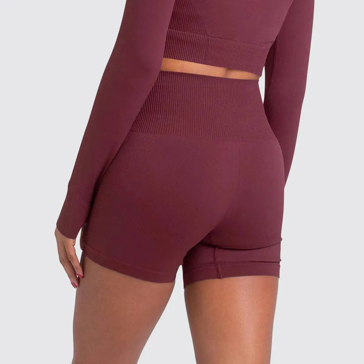 Energy Seamless Yoga Shorts for Women - High Waist Fitness Gym Shorts
