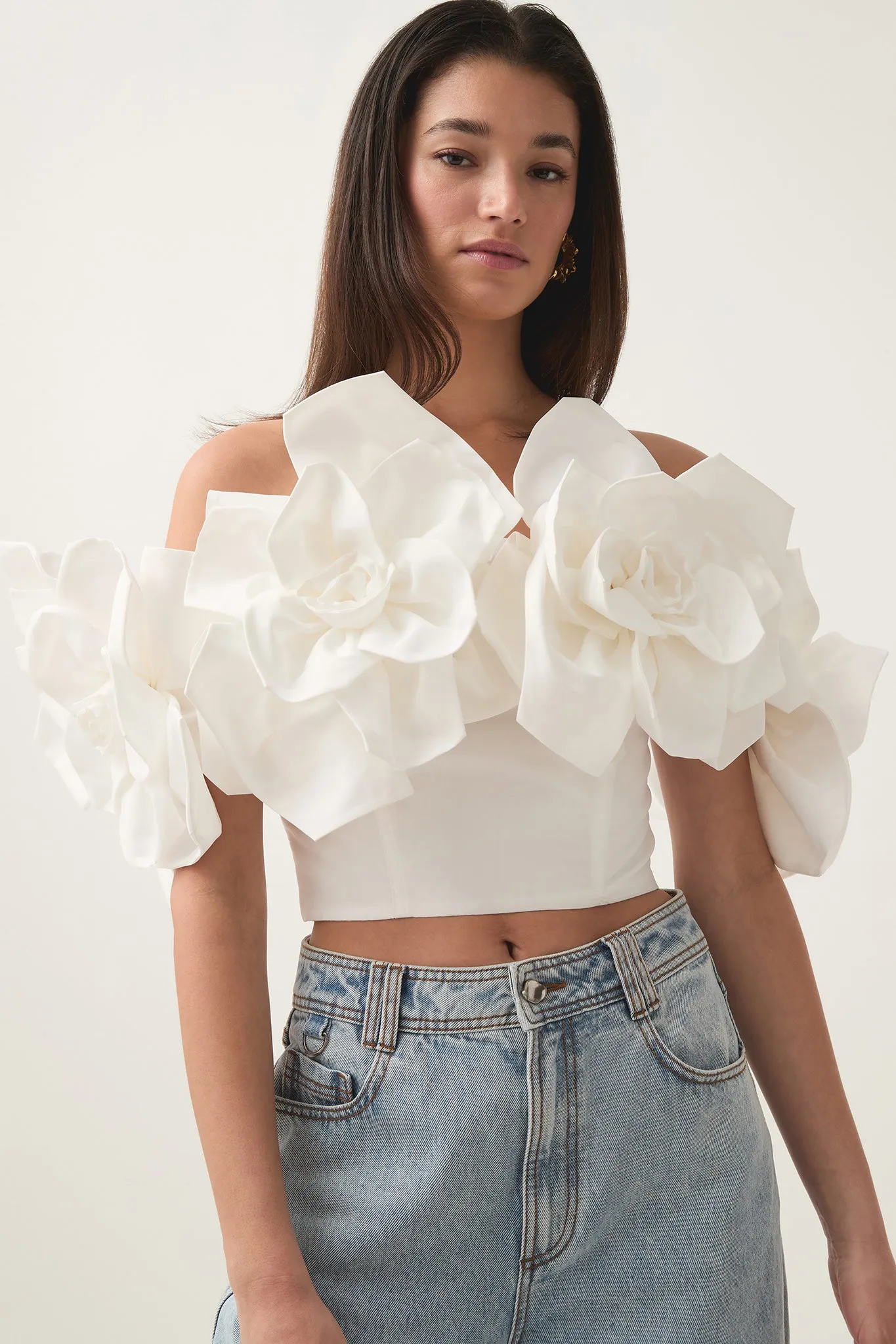 Etta Taffeta Top