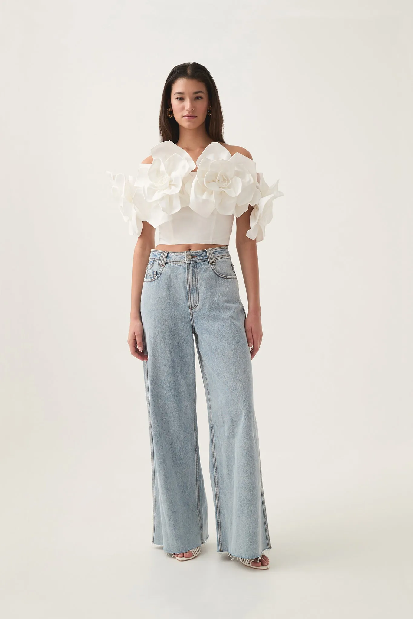 Etta Taffeta Top
