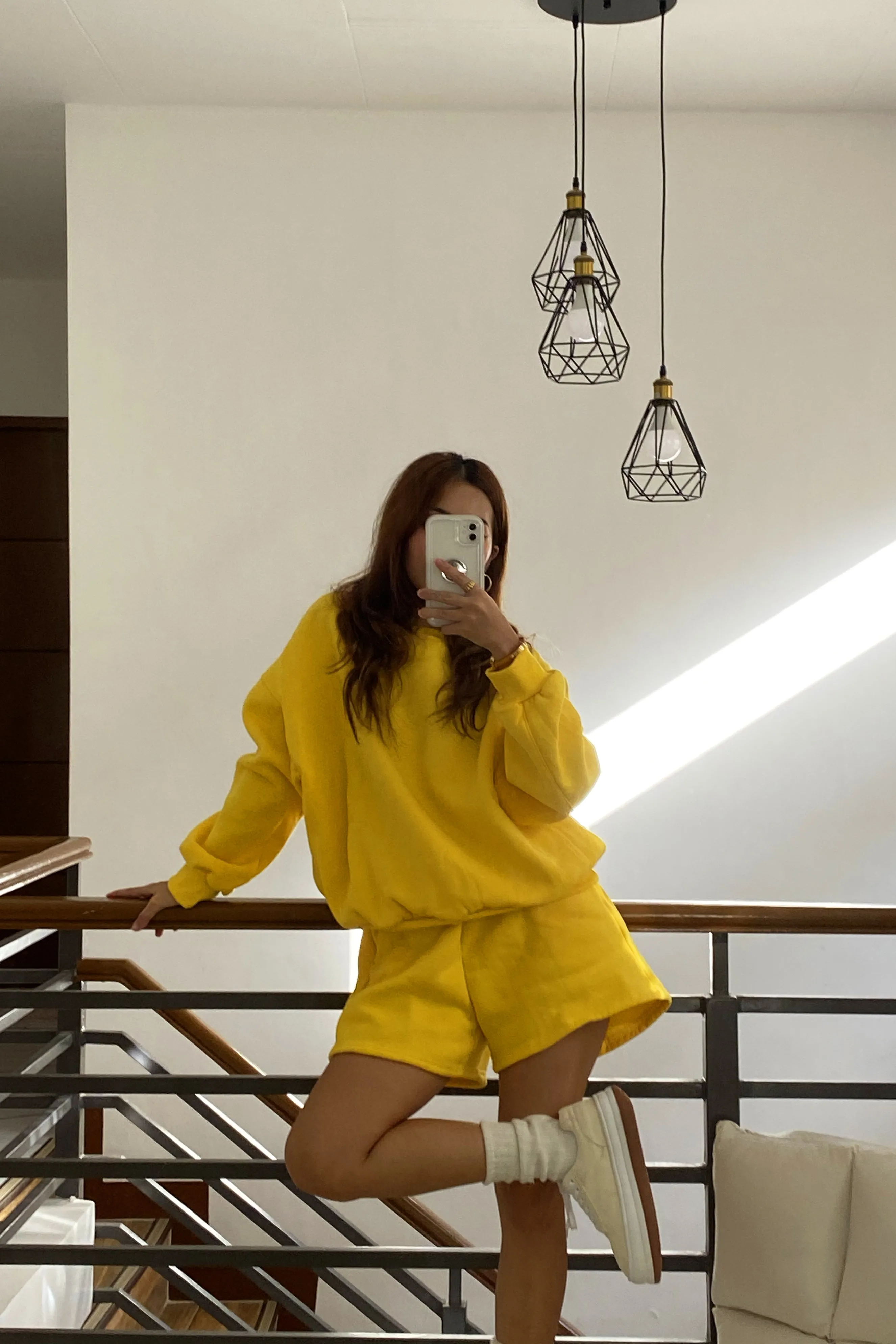 [EVERYDAY] Any Given Sunday Lounge Sweatshorts - Sunglow