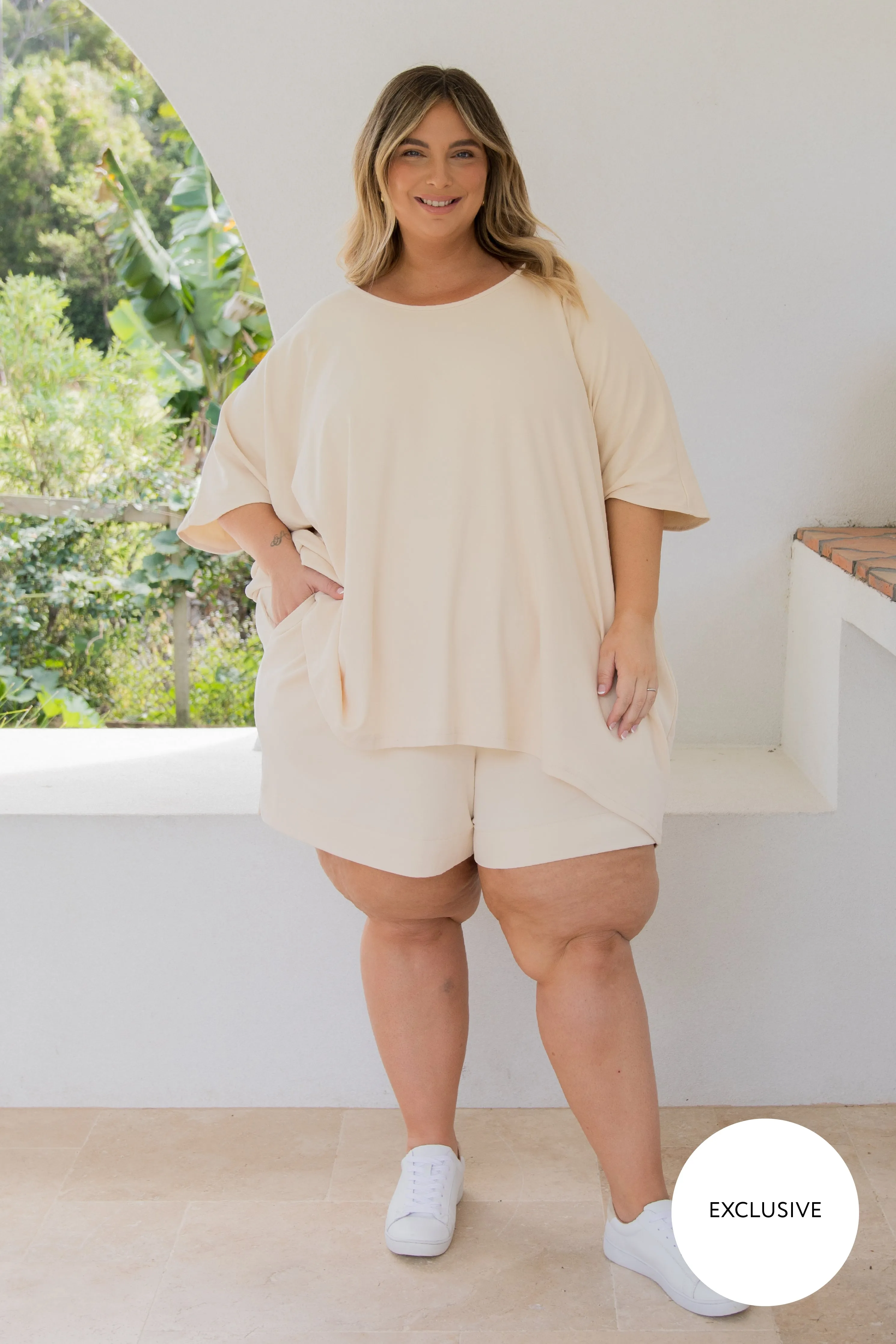 Everyday Lounge Shorts | Cream