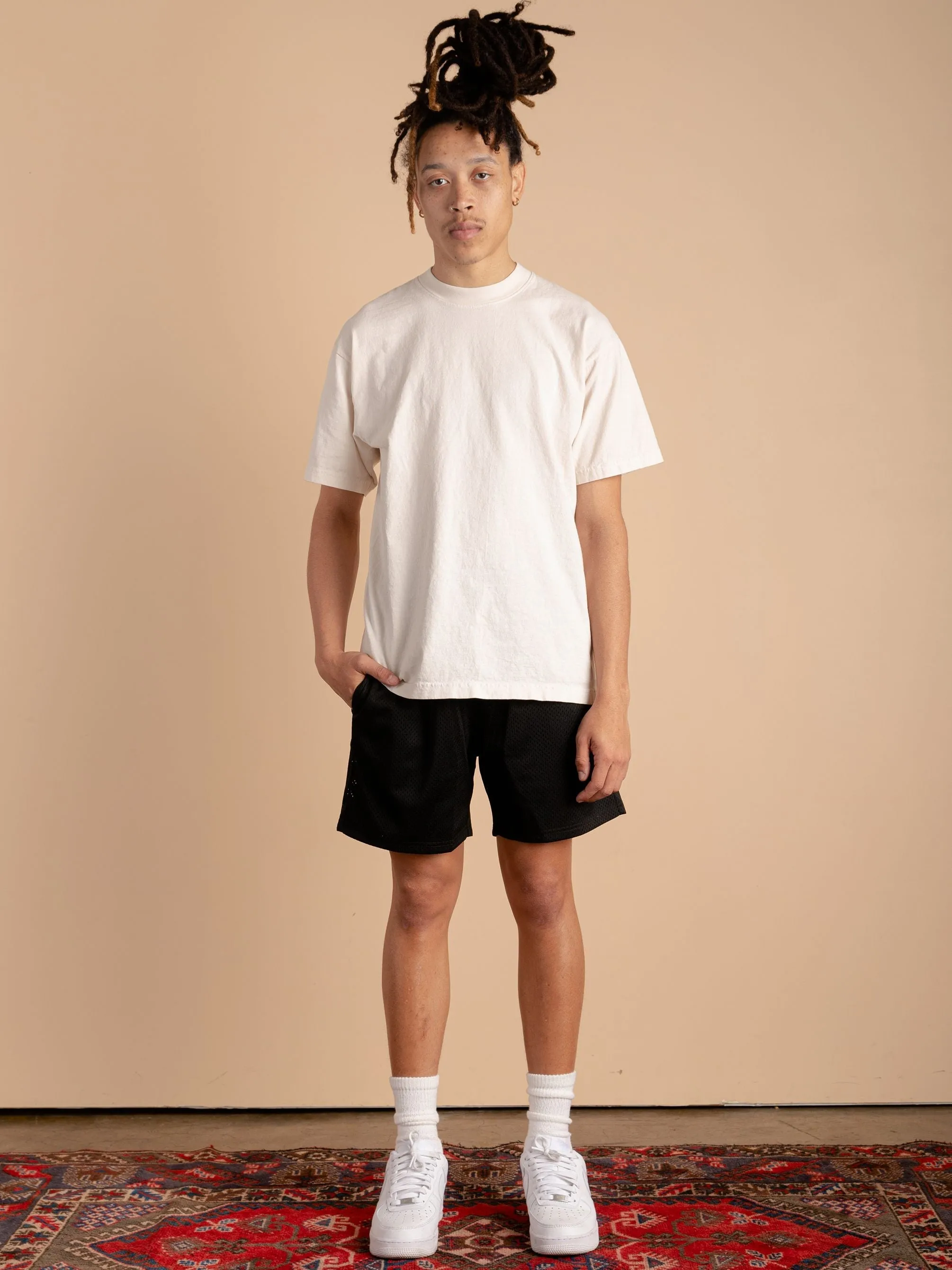 Everyday Mesh Shorts-Black