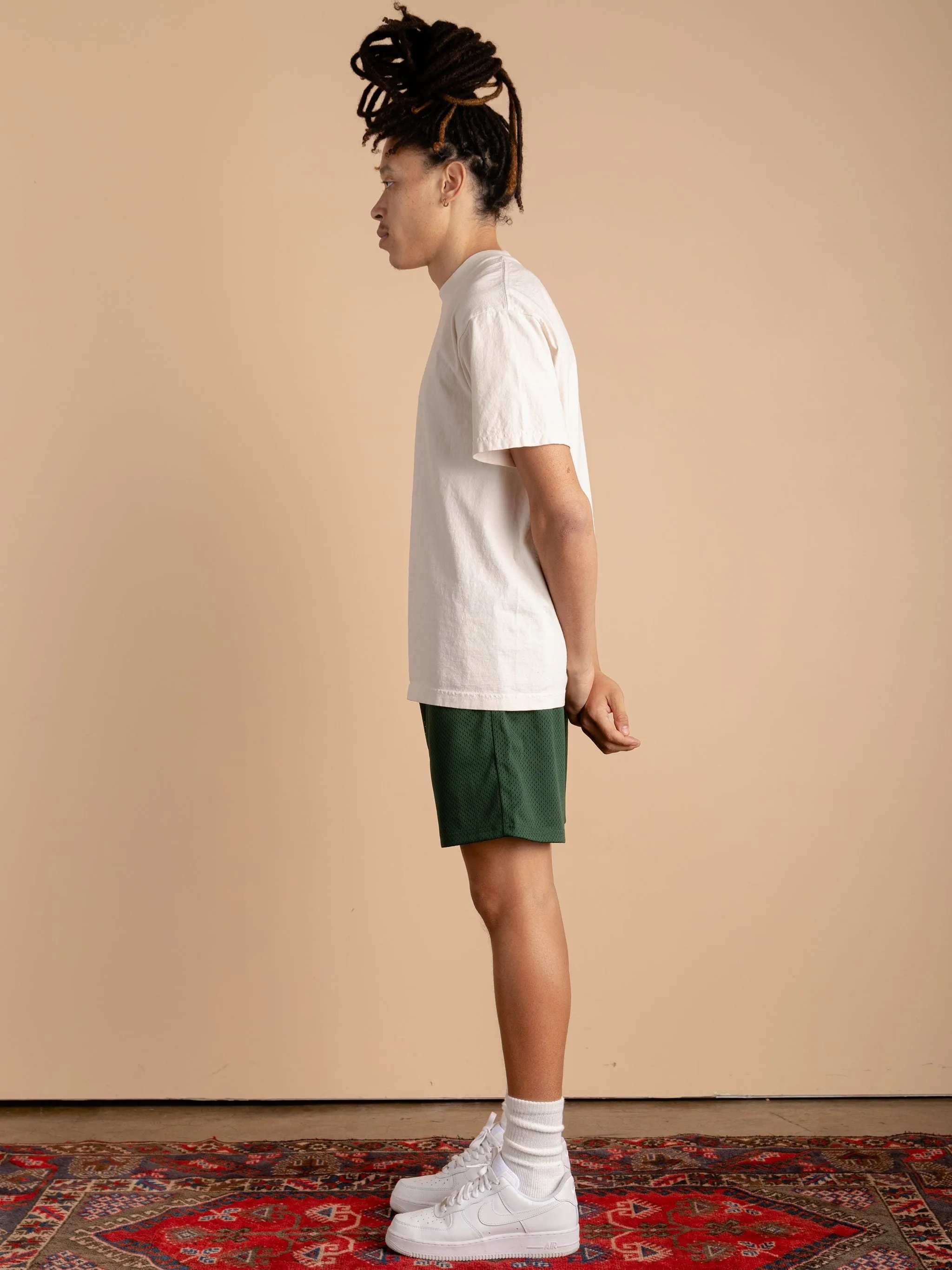 Everyday Mesh Shorts-Forest