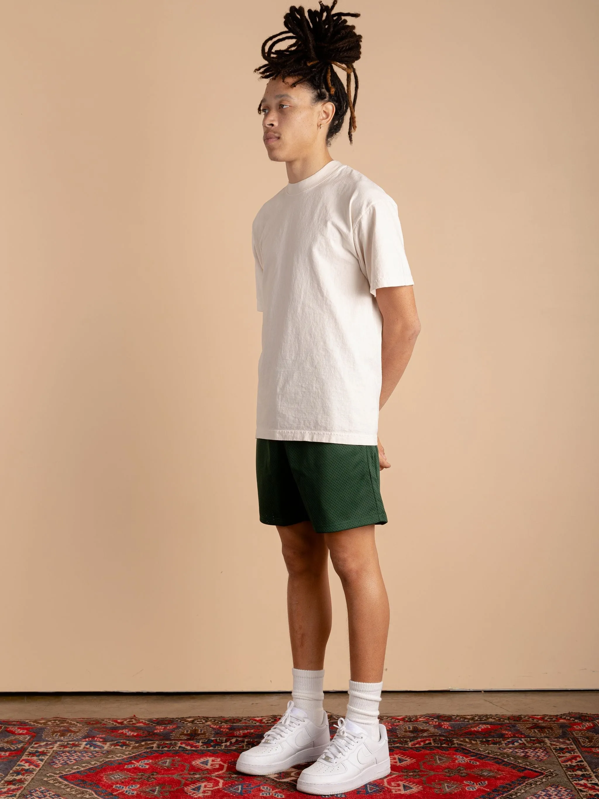 Everyday Mesh Shorts-Forest