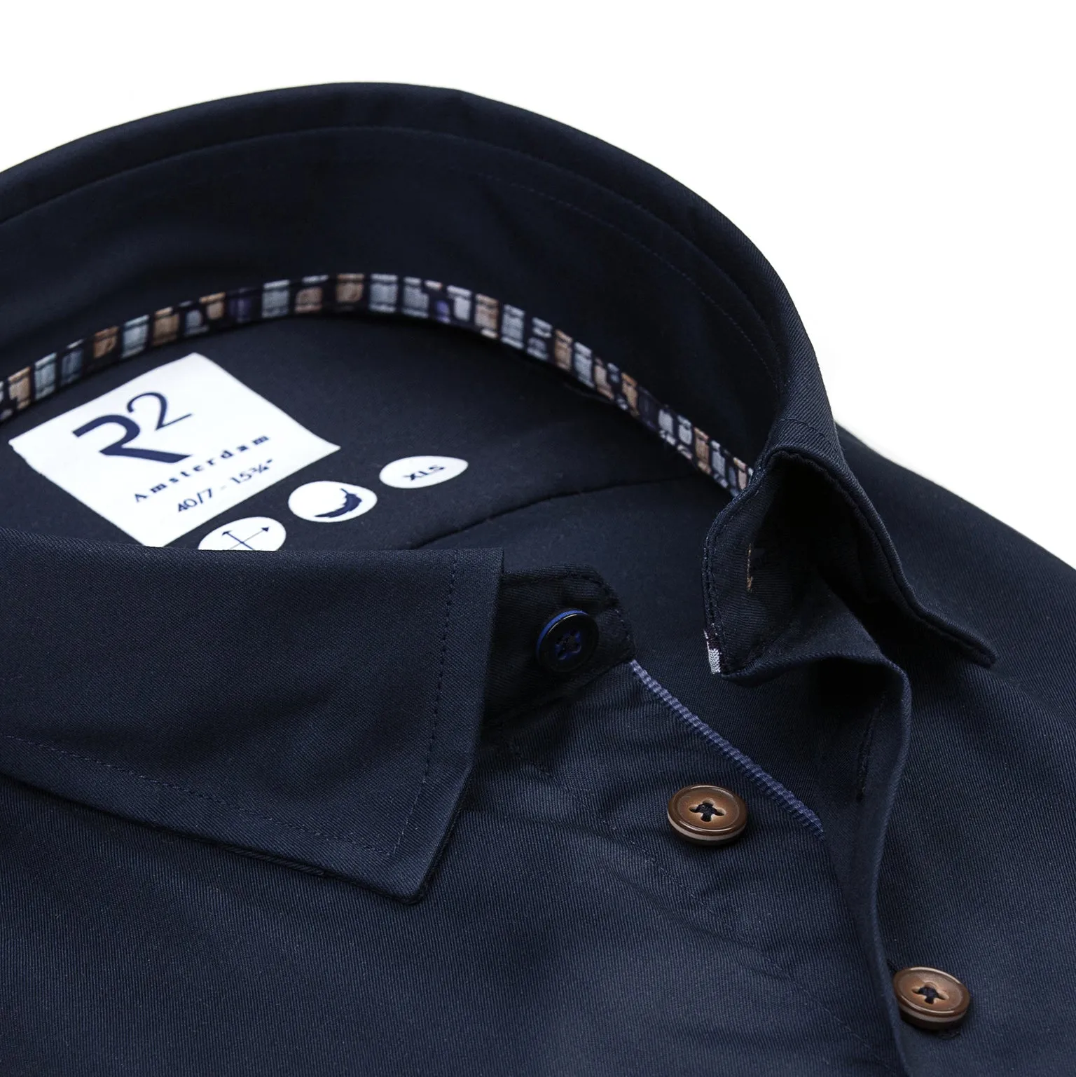 Extra long sleeves. 2 PLY organic cotton shirt