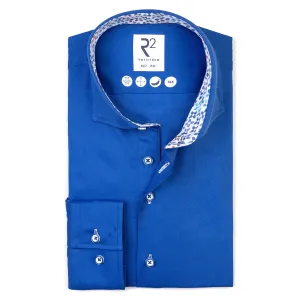 Extra long sleeves. Dobby cotton shirt