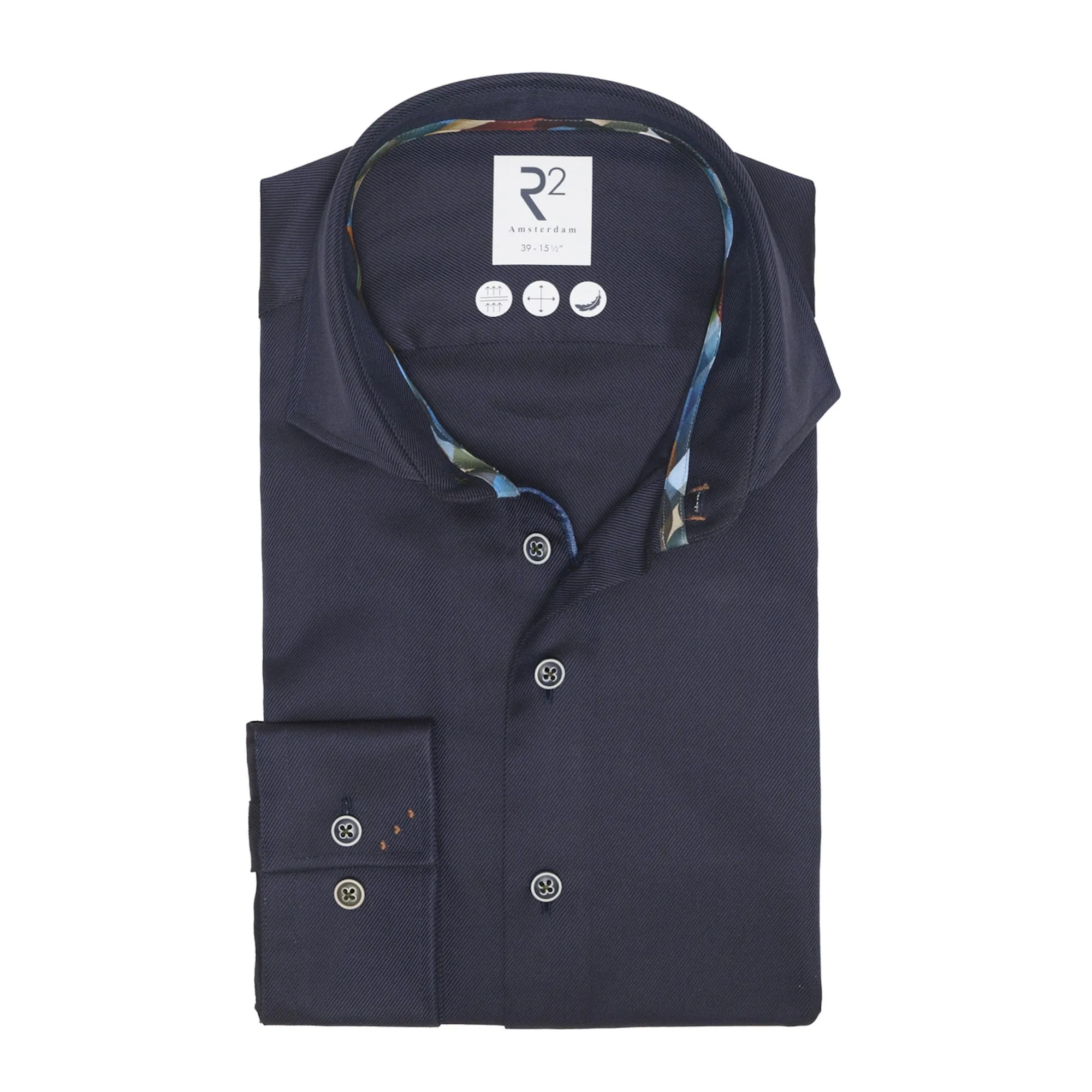Extra long sleeves. Heavy twill cotton shirt