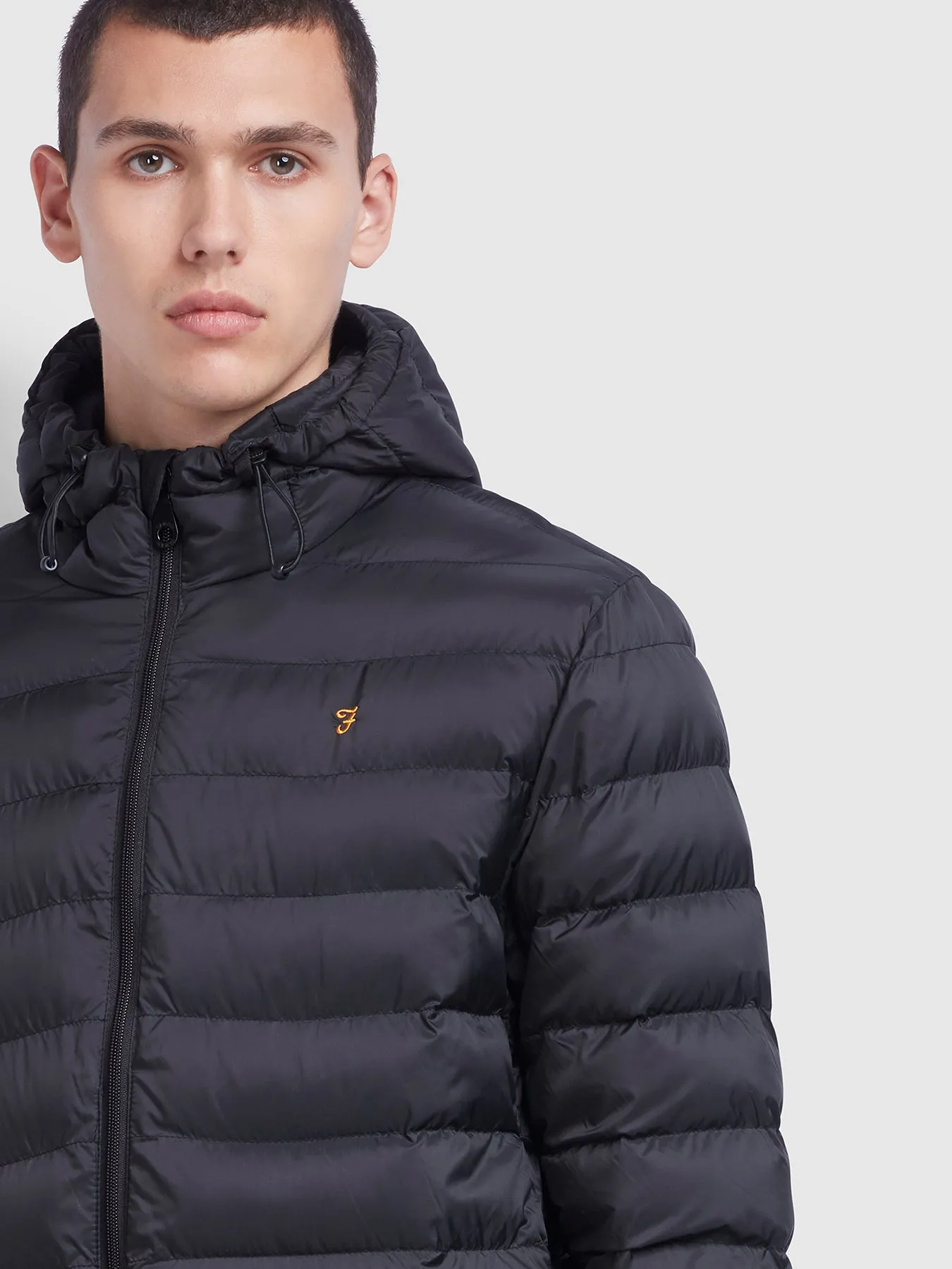 Farah Strickland Jacket Black