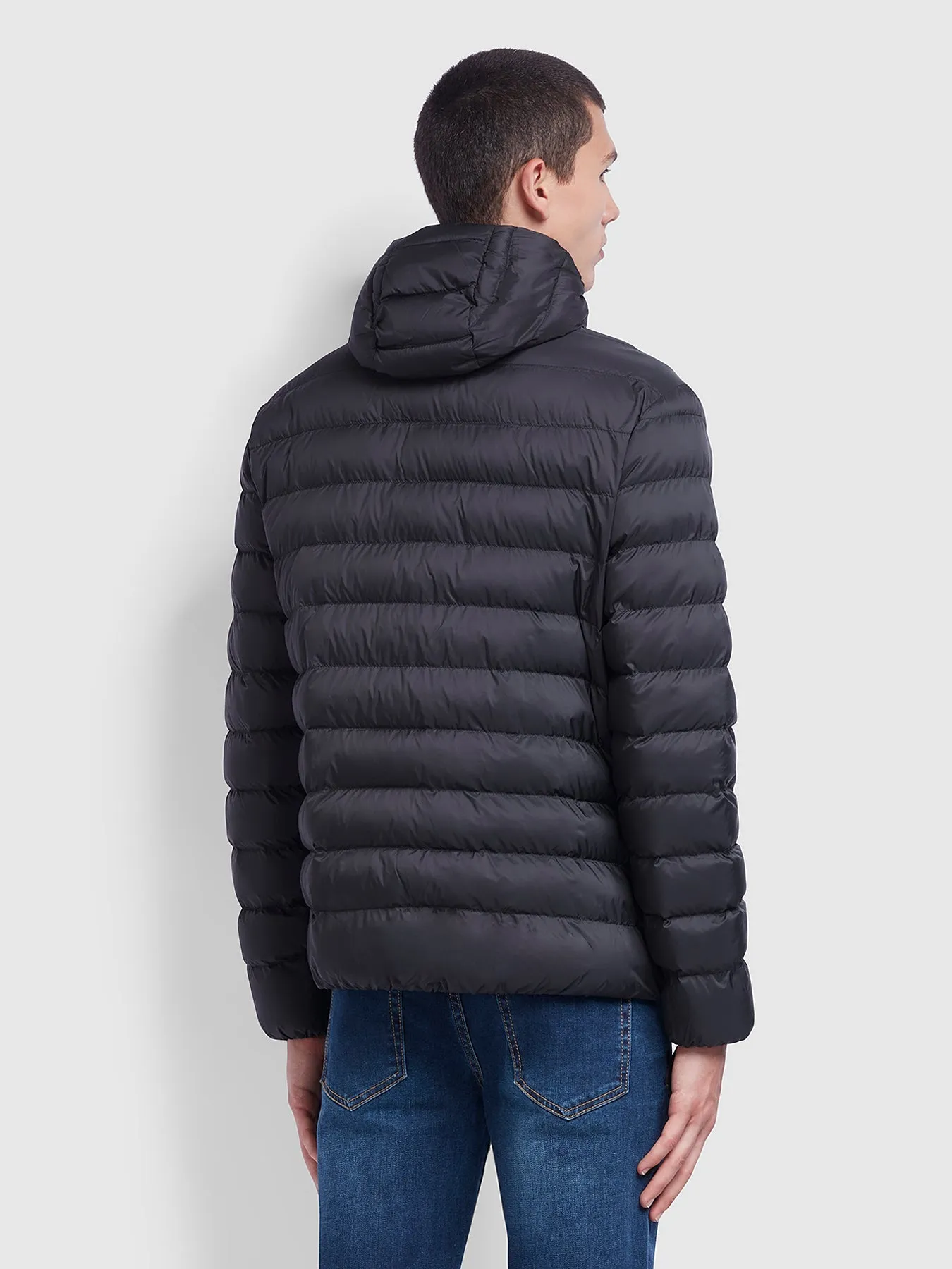 Farah Strickland Jacket Black