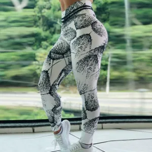 Feather Raindrop Sports Leggings women