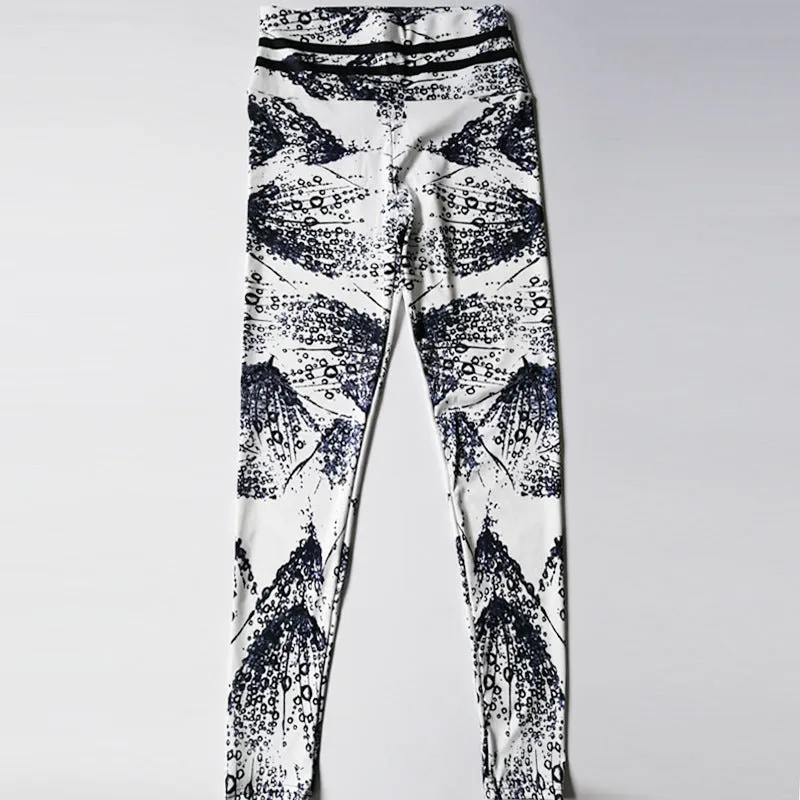 Feather Raindrop Sports Leggings women
