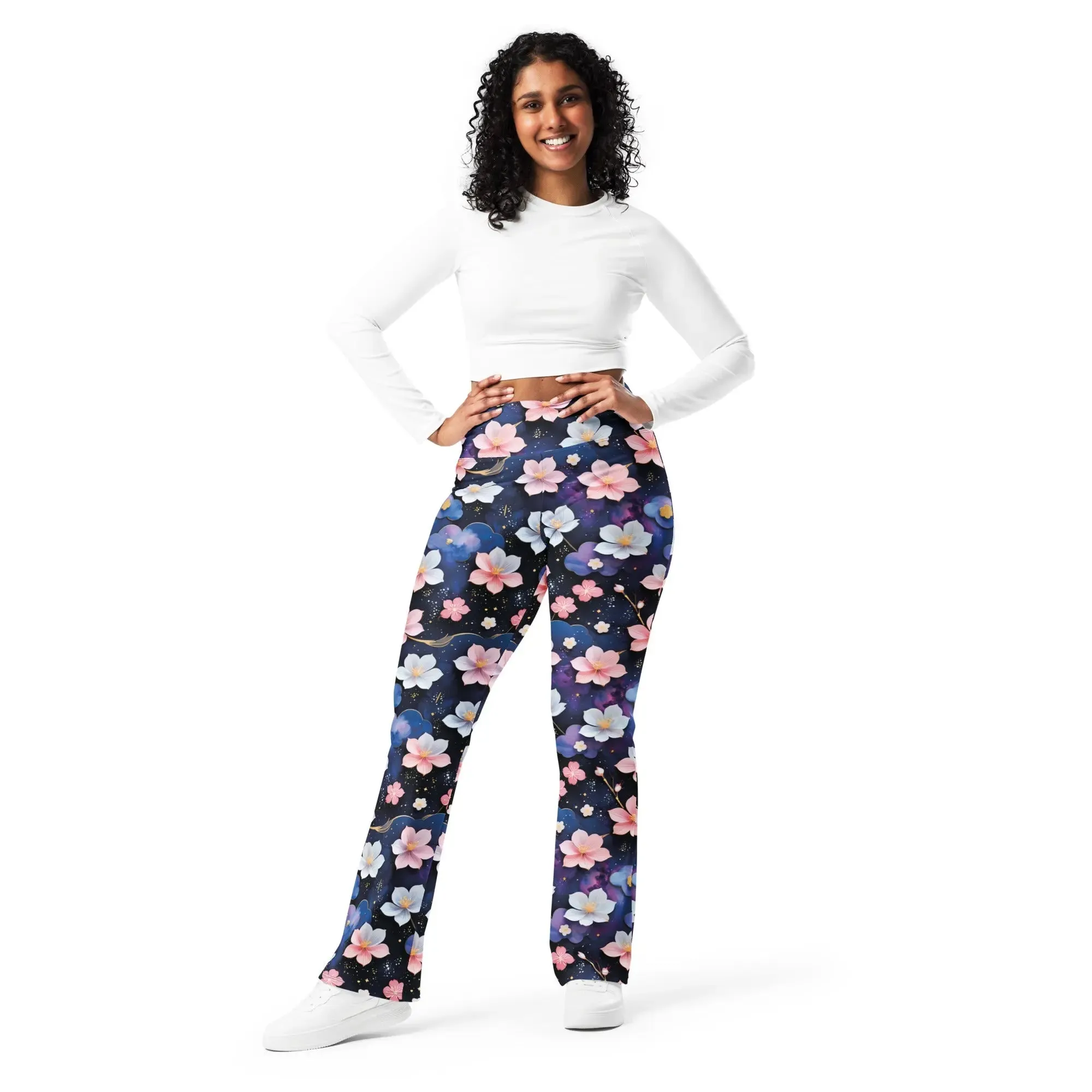 Flare Leggings Midnight Sakura