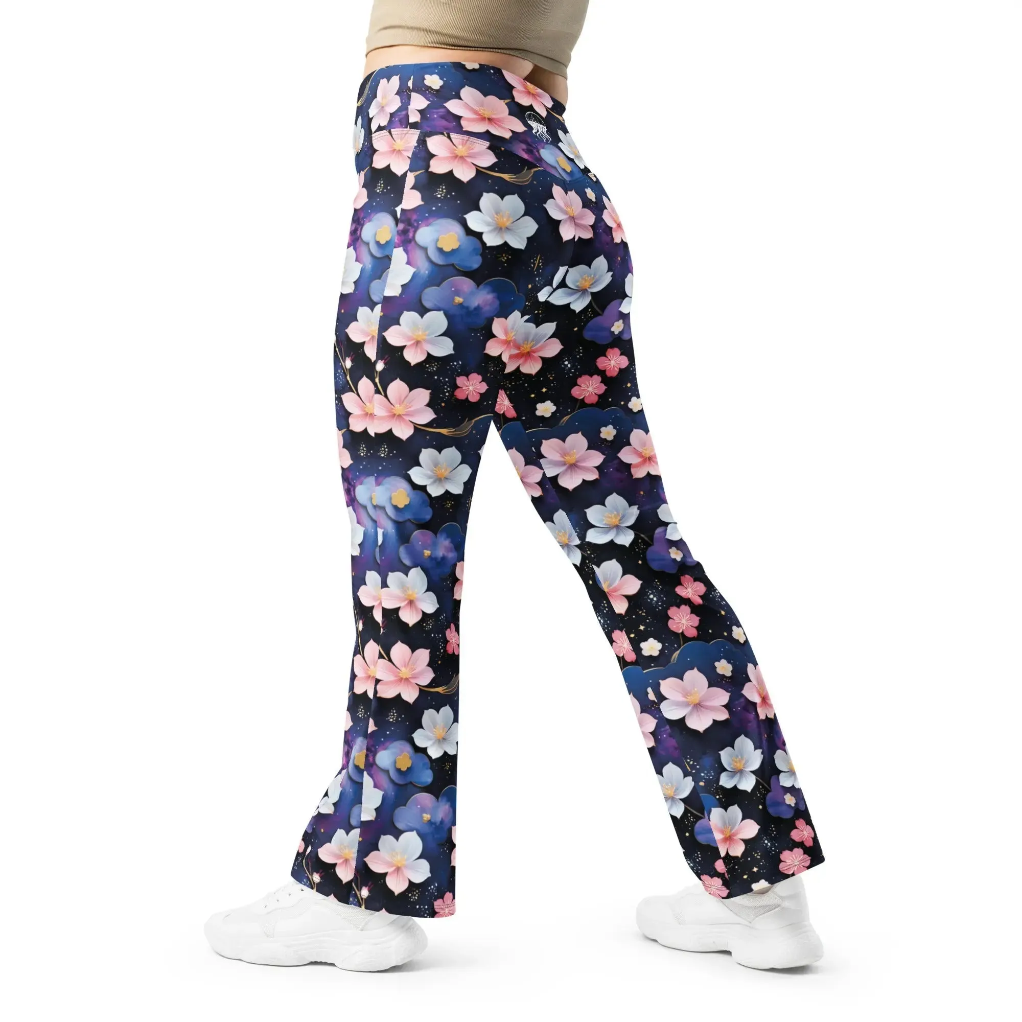 Flare Leggings Midnight Sakura