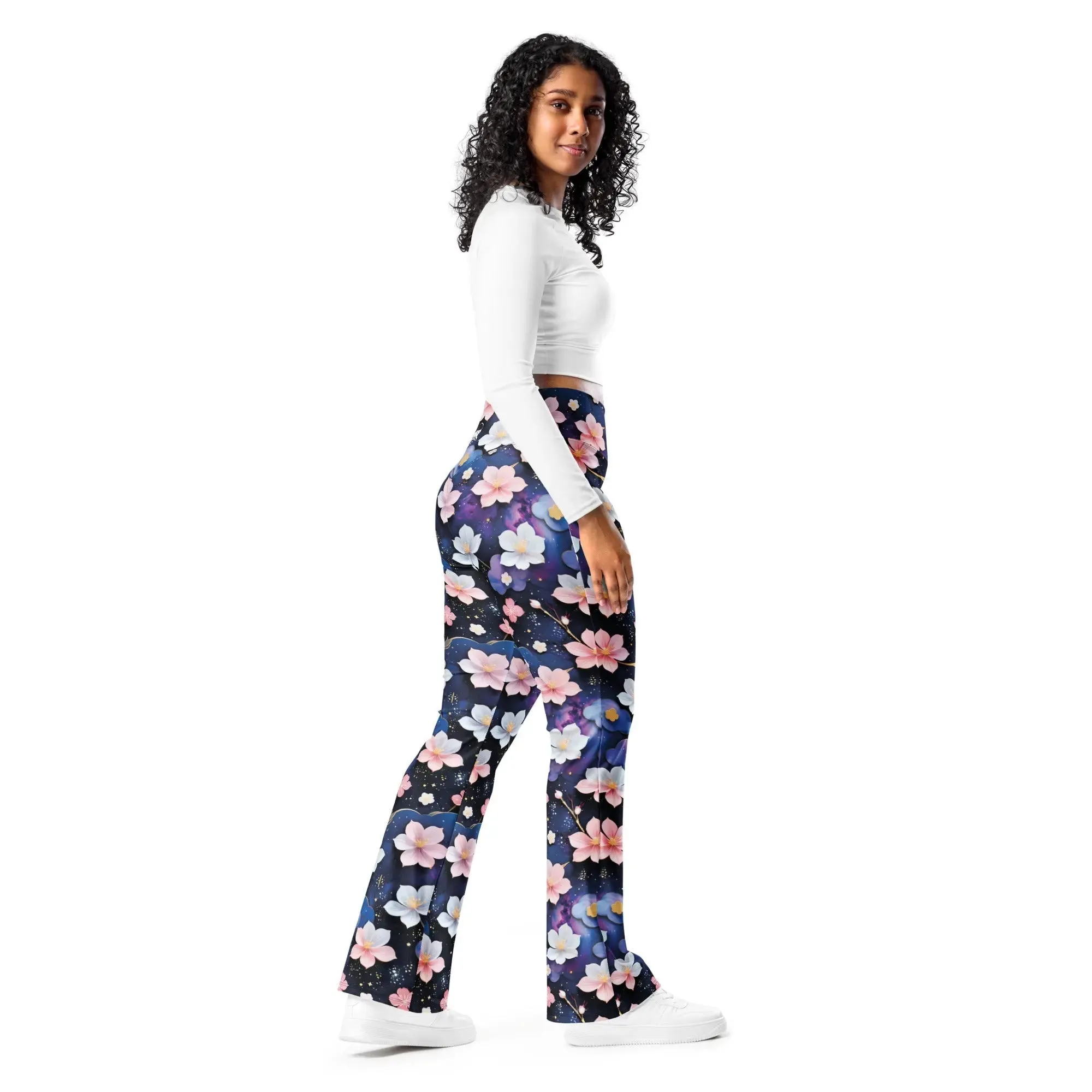Flare Leggings Midnight Sakura