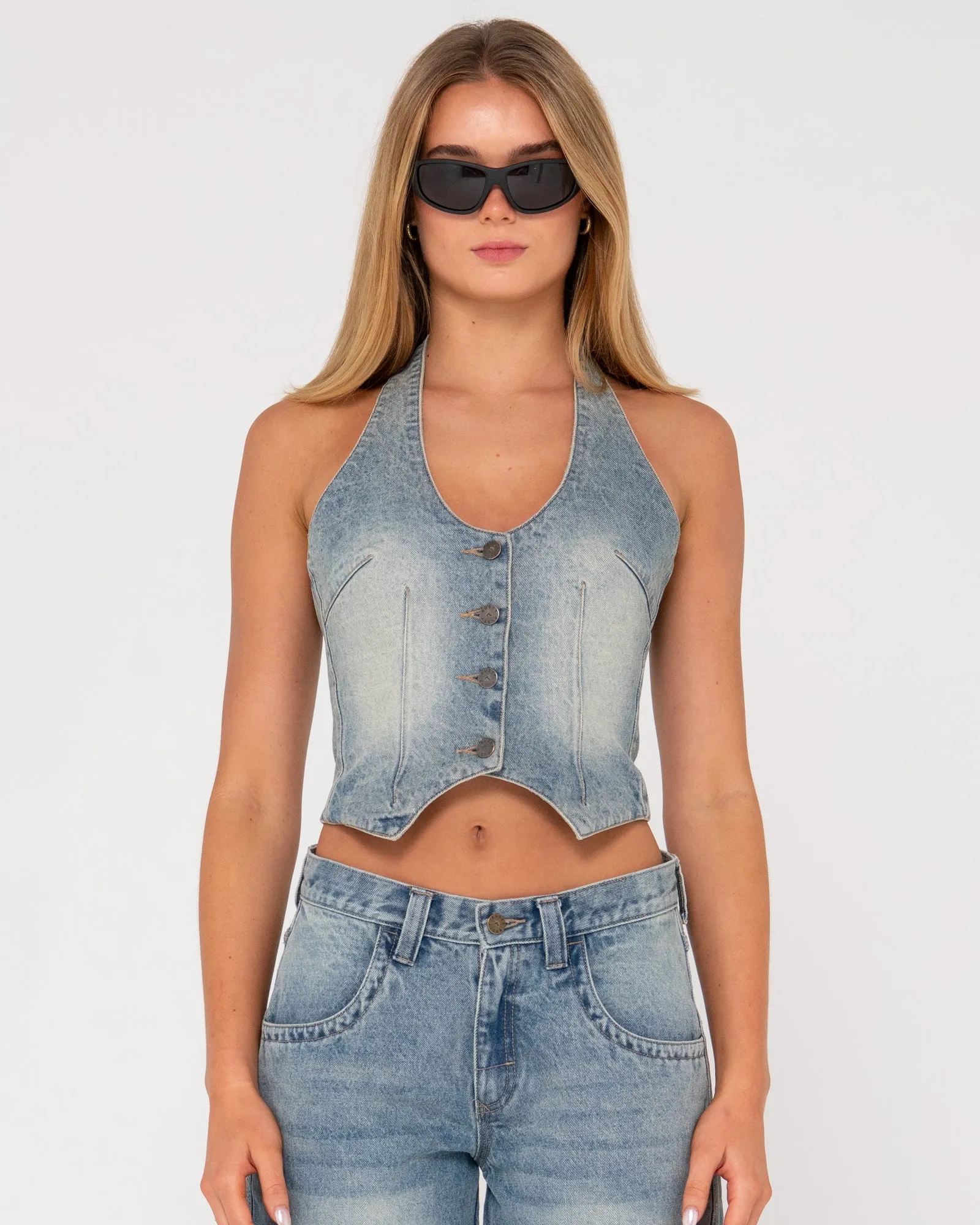 FLIP MOMMY TAPELESS HALTER NECK VEST