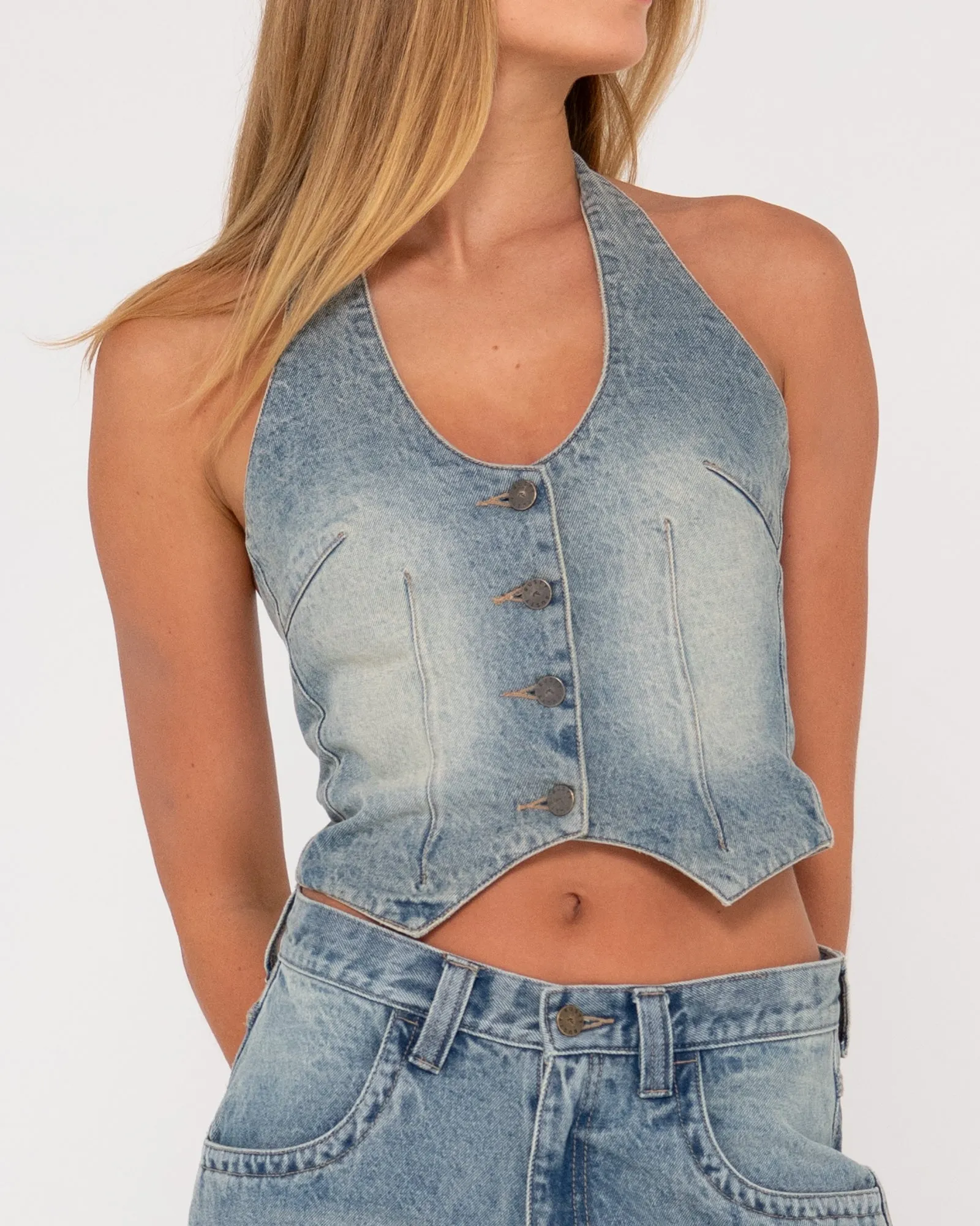FLIP MOMMY TAPELESS HALTER NECK VEST