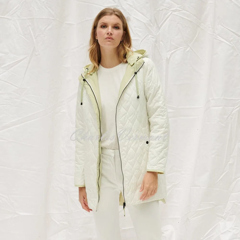 Frandsen Reversible Coat - Style 417-348-8110 (Light Pistachio / White)