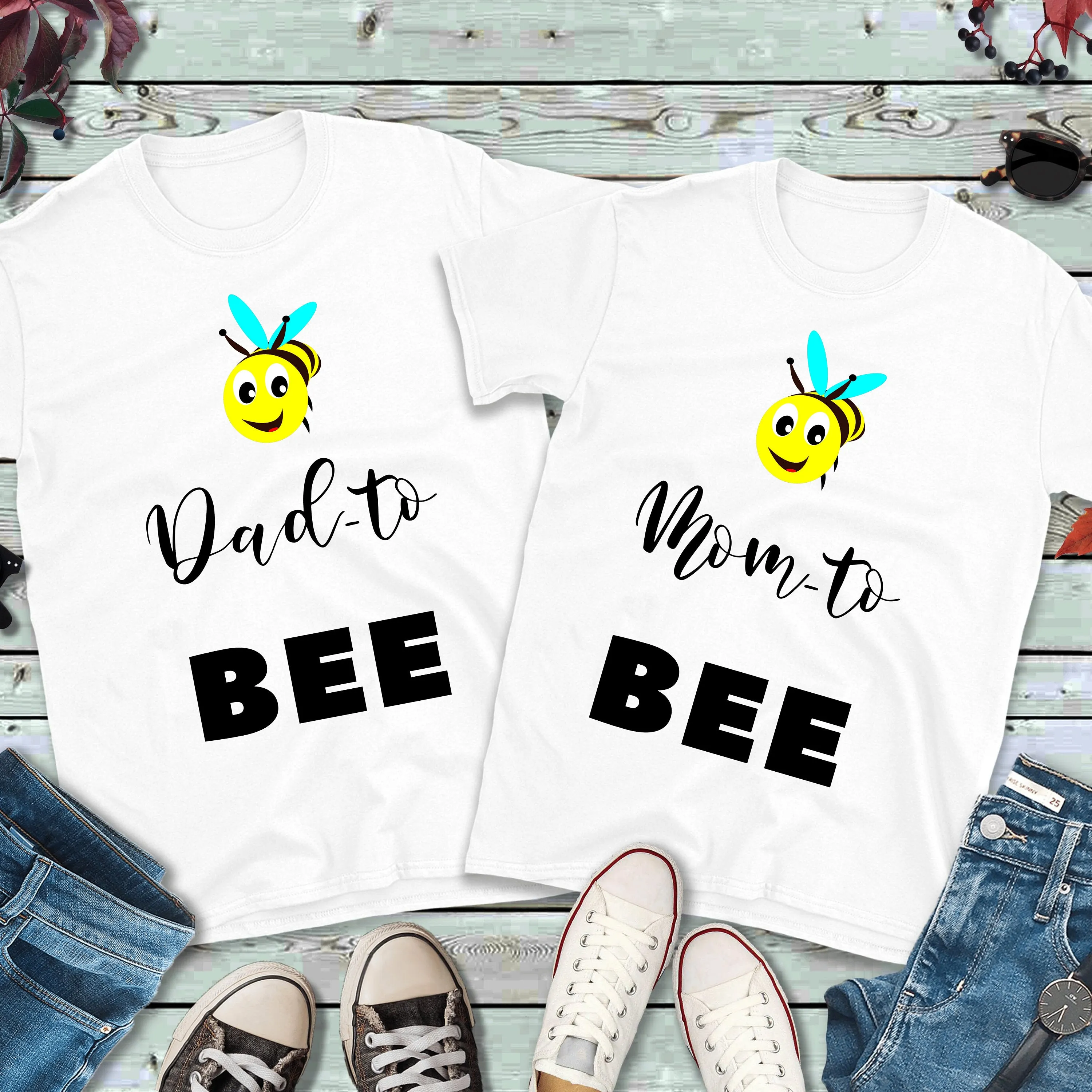 Funny Couple Shirts, Couple Shirts, Valentines Gifts For Him, Matching Shirts For Couples, Best Couple Shirts, Dad and Mom to Bee Shirts
