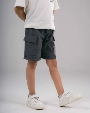 Gabardine Boys Shorts with Pockets