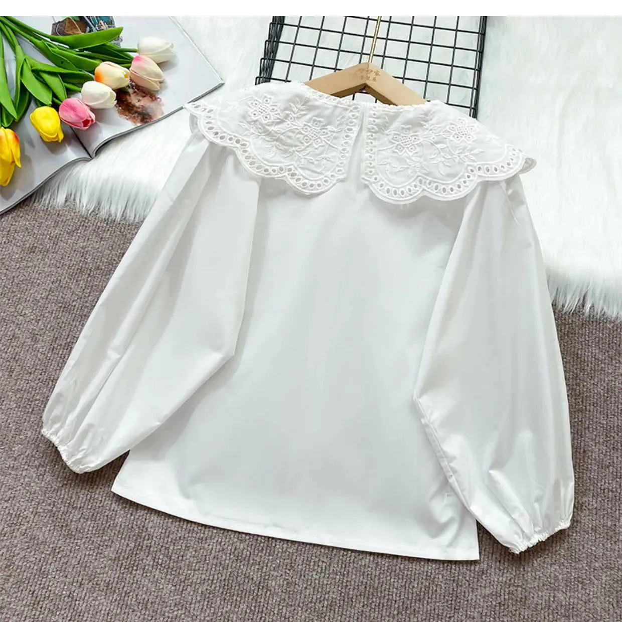 Girls Long Sleeve Uniform Shirts