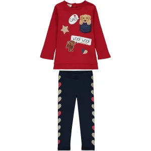 Girls Top and Leggings Outfit Set
